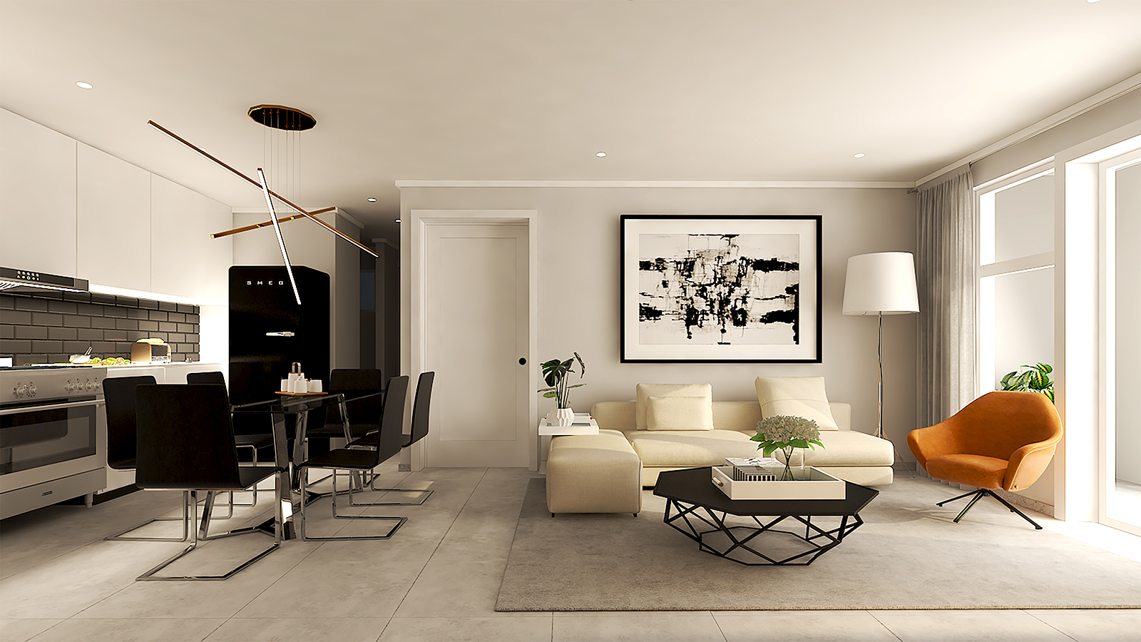 Open-Plan Living & Kitchen Fit-Out