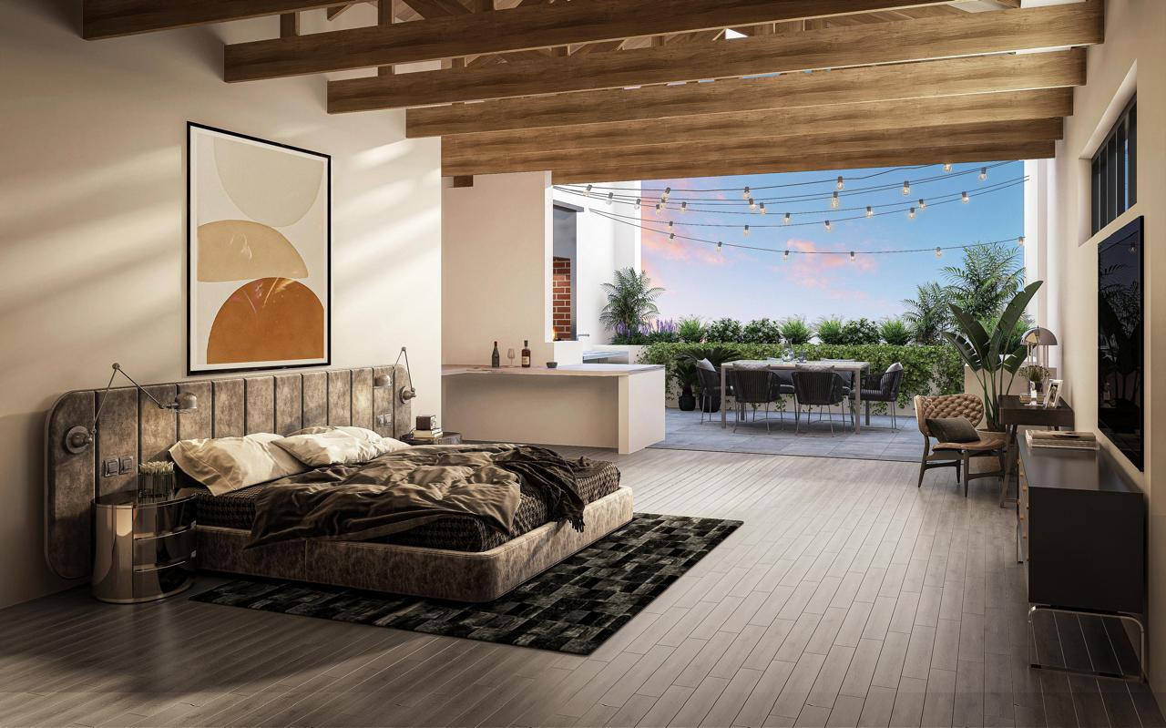 Loft Main Suite & Terrace