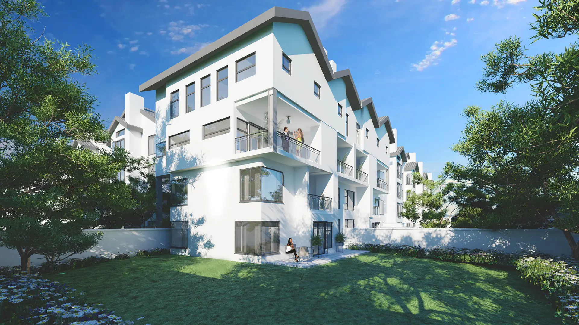 Landscaped Residential Block